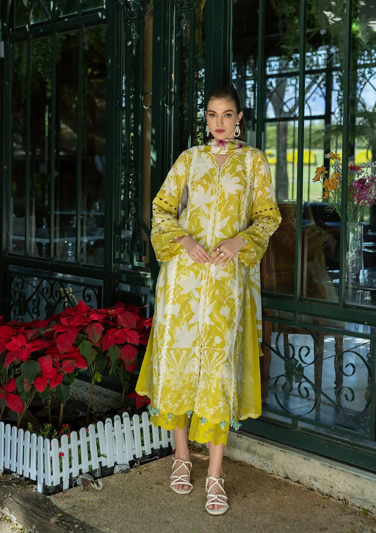 SAFFRON wearing this beautiful dress from ELAF PRINTS COLLECTION 2025.