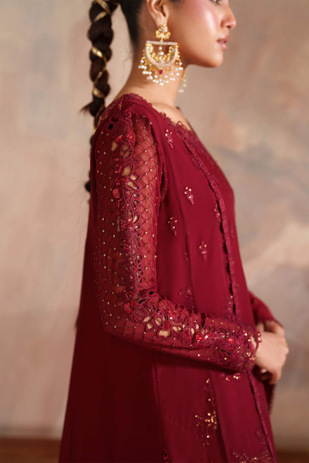 CC-83 Embroidered Chiffon