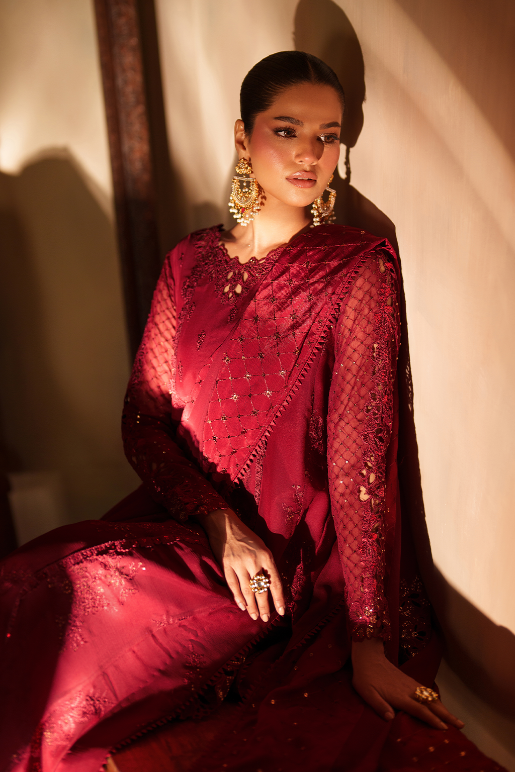 CC-83 Embroidered Chiffon