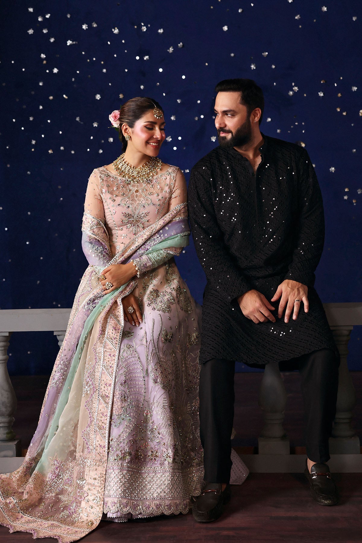 NL-81 Daria - Jhoomro Unstitched Luxury Formals by Nureh at #VogueClothingStudio