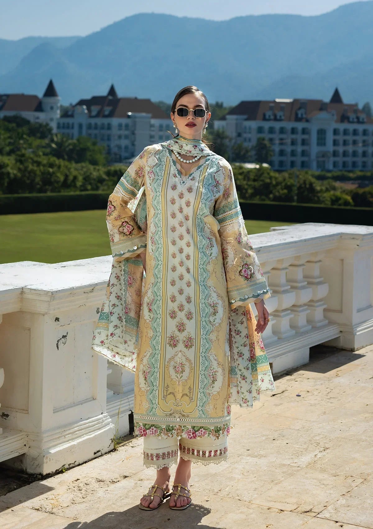 ELARA’S EMBRACE wearing this beautiful dress from ELAF PRINTS COLLECTION 2025