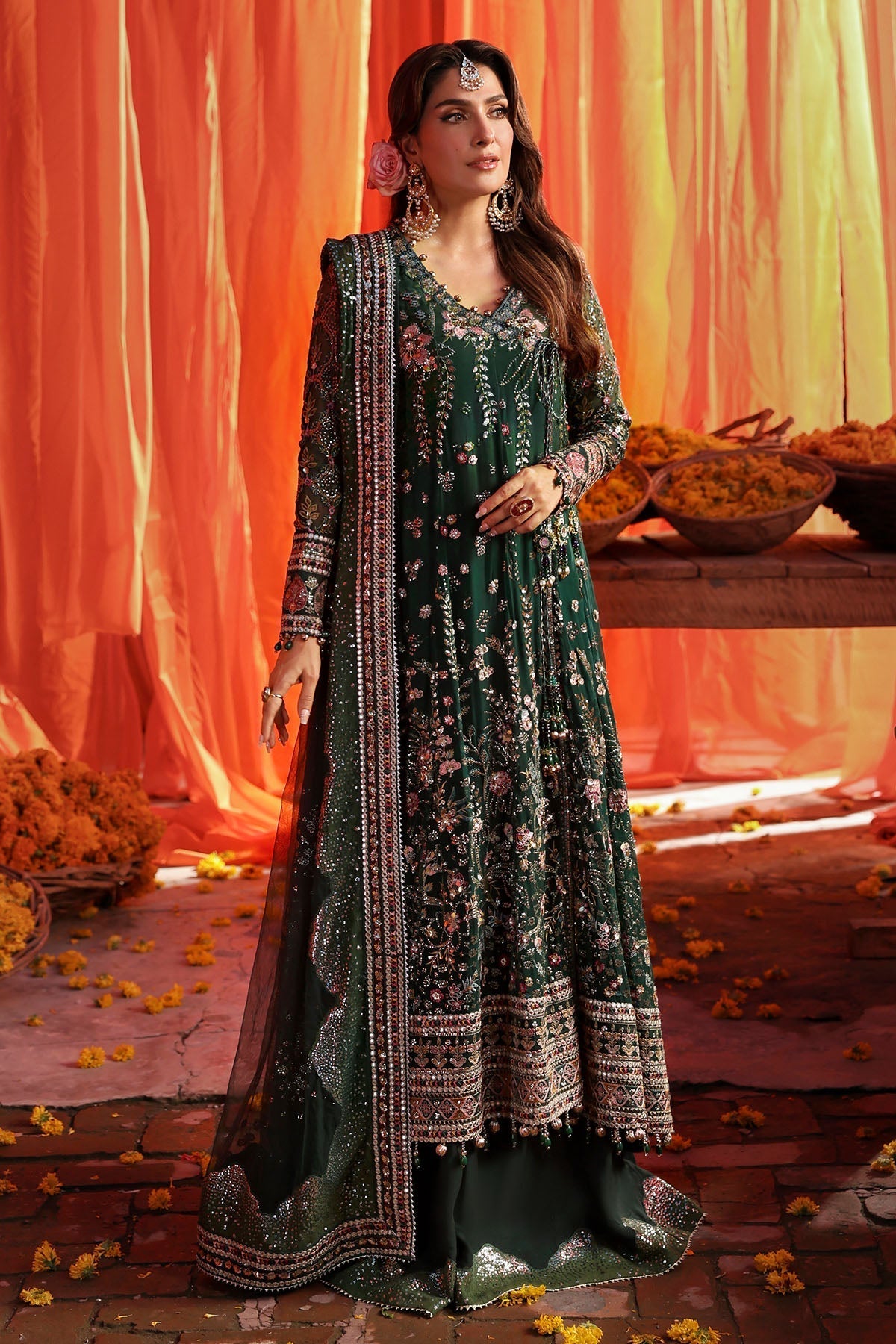 NL-83 Zoha - Jhoomro Unstitched Luxury Formals by Nureh at #VogueClothingStudio