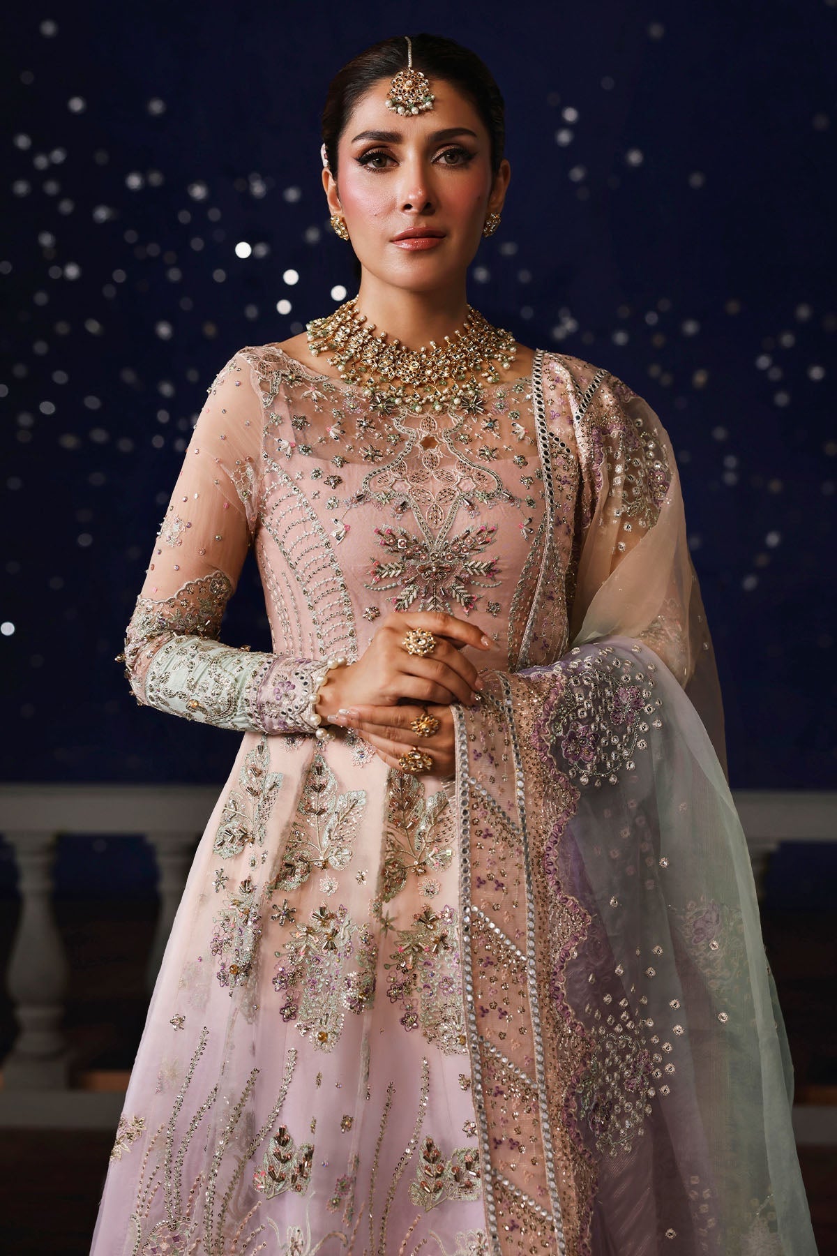 NL-81 Daria - Jhoomro Unstitched Luxury Formals by Nureh at #VogueClothingStudio