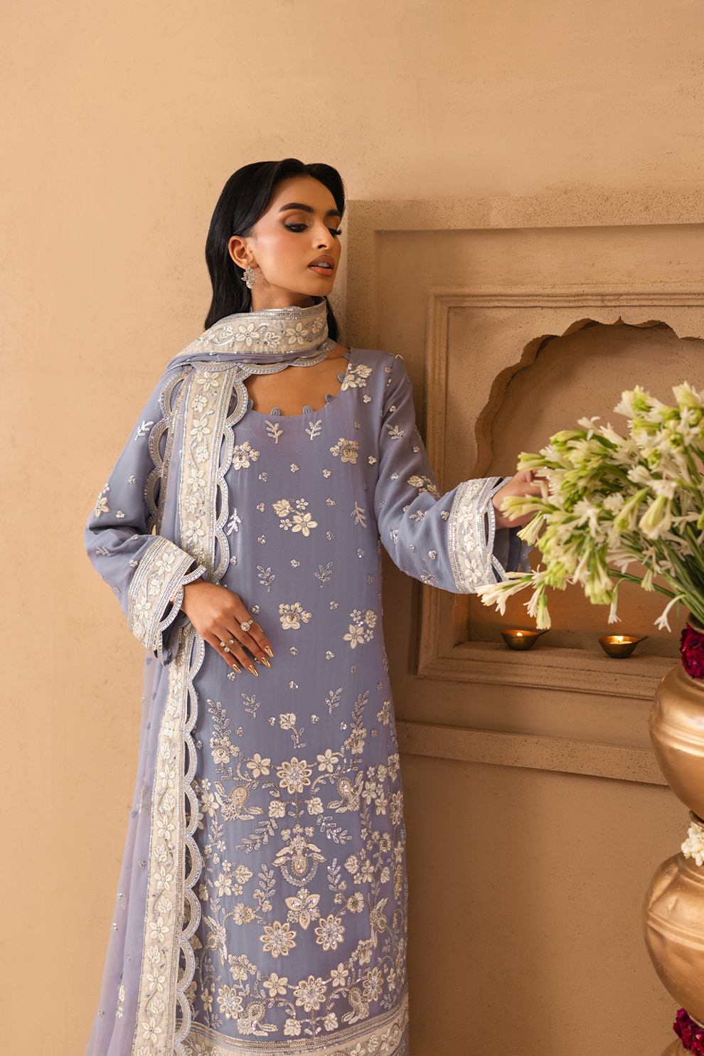 SAHARSH -Sheherzadi' 25 by Emaan Adeel at #VogueClothingStudio