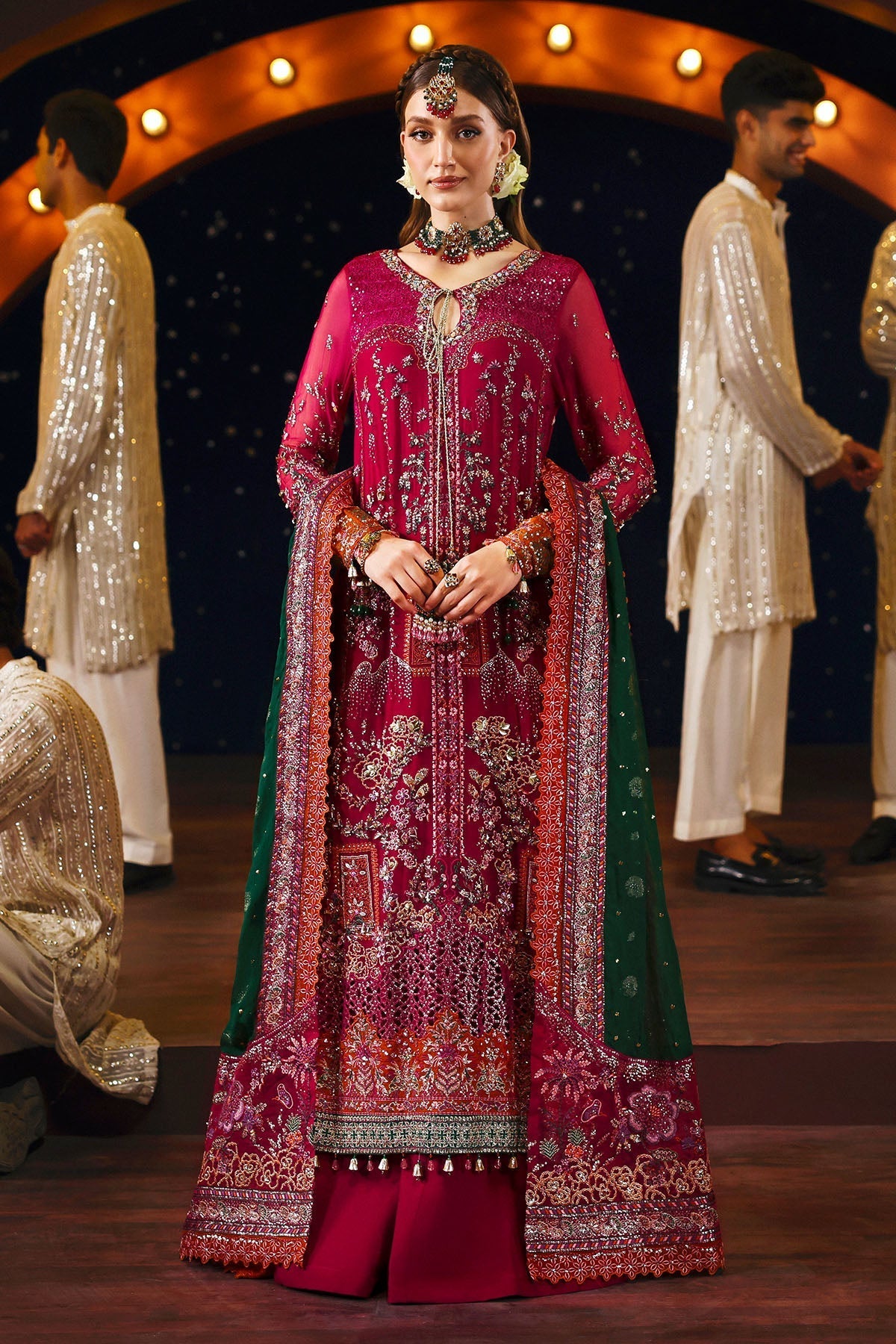 NL-82 Syera - Jhoomro Unstitched Luxury Formals by Nureh at #VogueClothingStudio