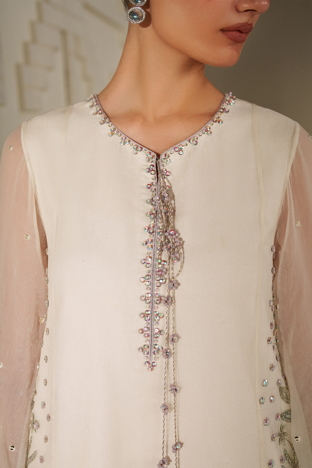 UE-620 Embroidered Chiffon