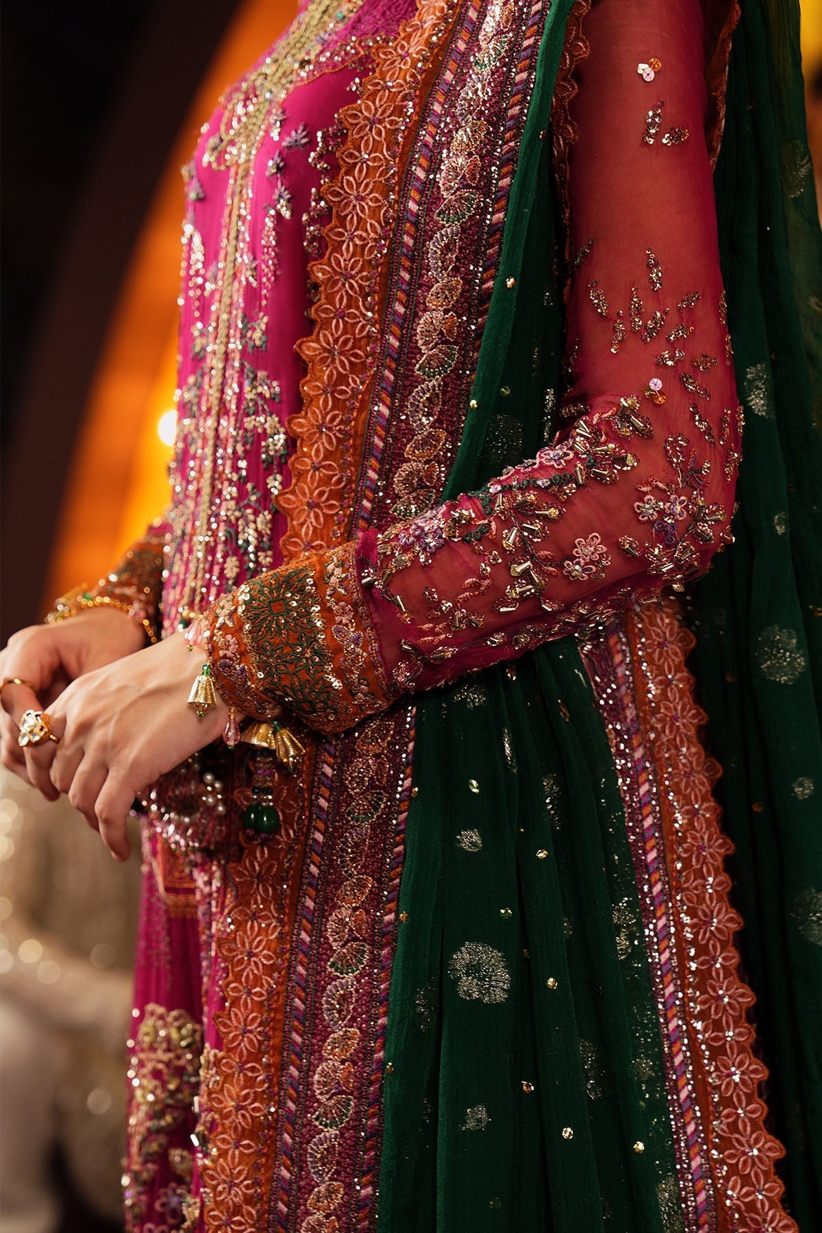 NL-82 Syera - Jhoomro Unstitched Luxury Formals by Nureh at #VogueClothingStudio