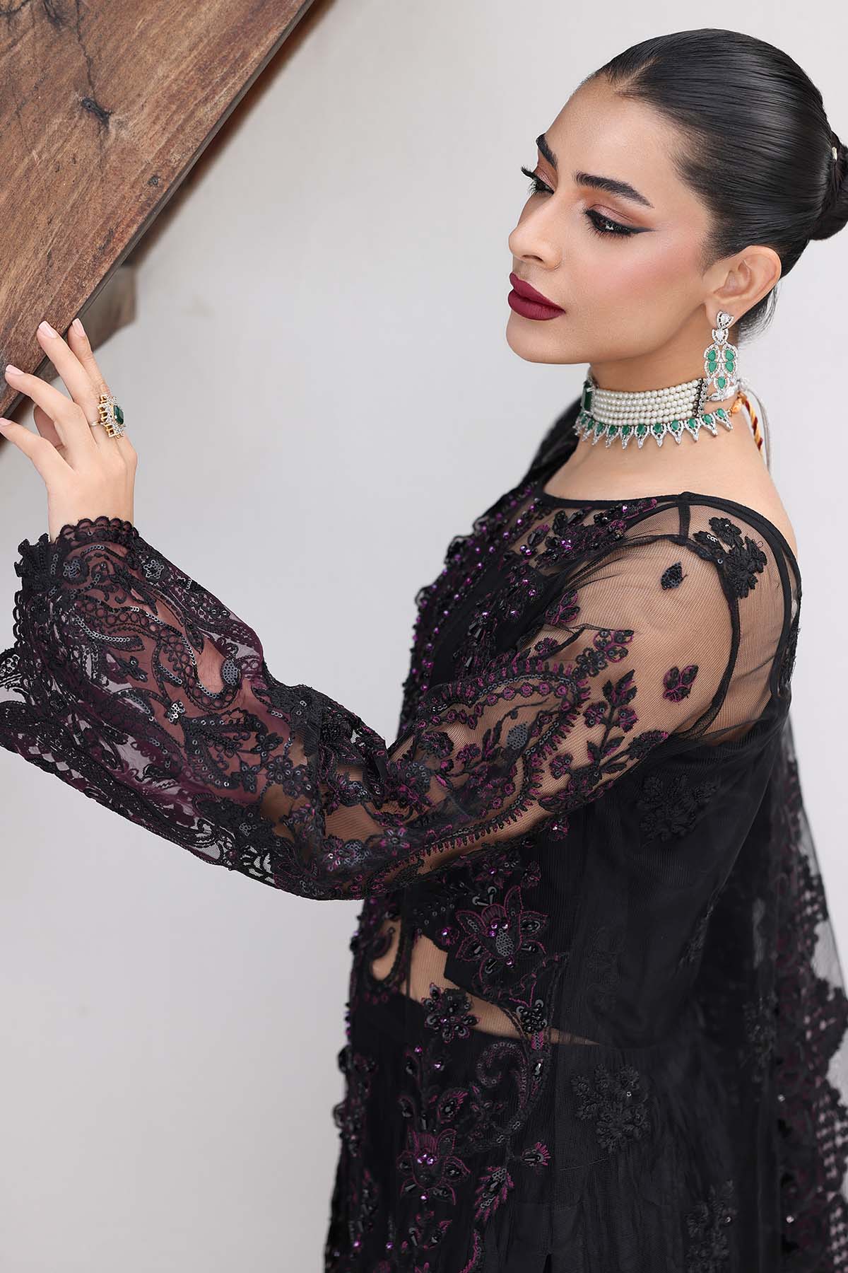I-237 ASEEL - Saiyara Luxury Formals by Imrozia at #VogueClothingStudio