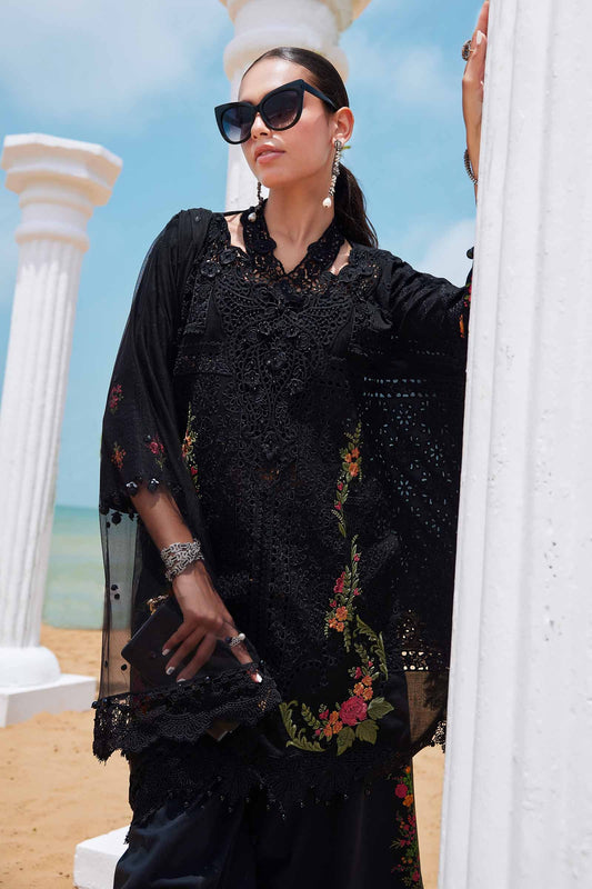 3 Piece Unstitched Embroidered Lawn Suit | EID LAWN-25-01