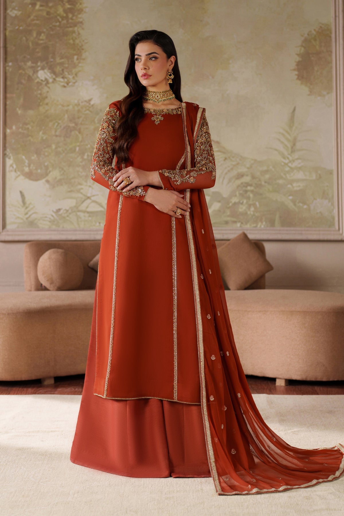 ZRF-SHE-03 Farheen - Saheera by Zarif at #VogueClothingStudio