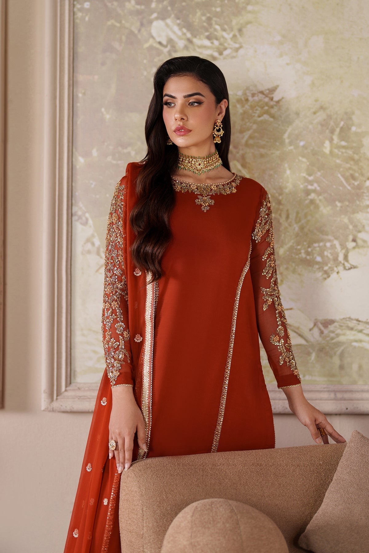 ZRF-SHE-03 Farheen - Saheera by Zarif at #VogueClothingStudio