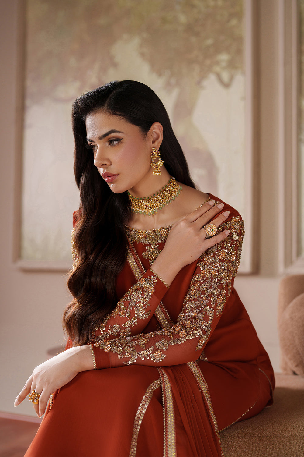 ZRF-SHE-03 Farheen - Saheera by Zarif at #VogueClothingStudio