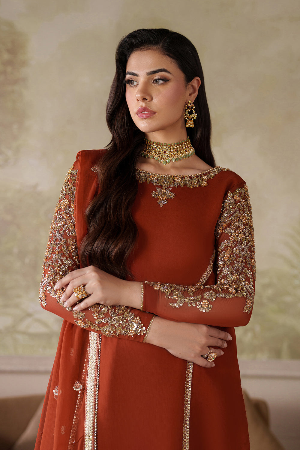 ZRF-SHE-03 Farheen - Saheera by Zarif at #VogueClothingStudio