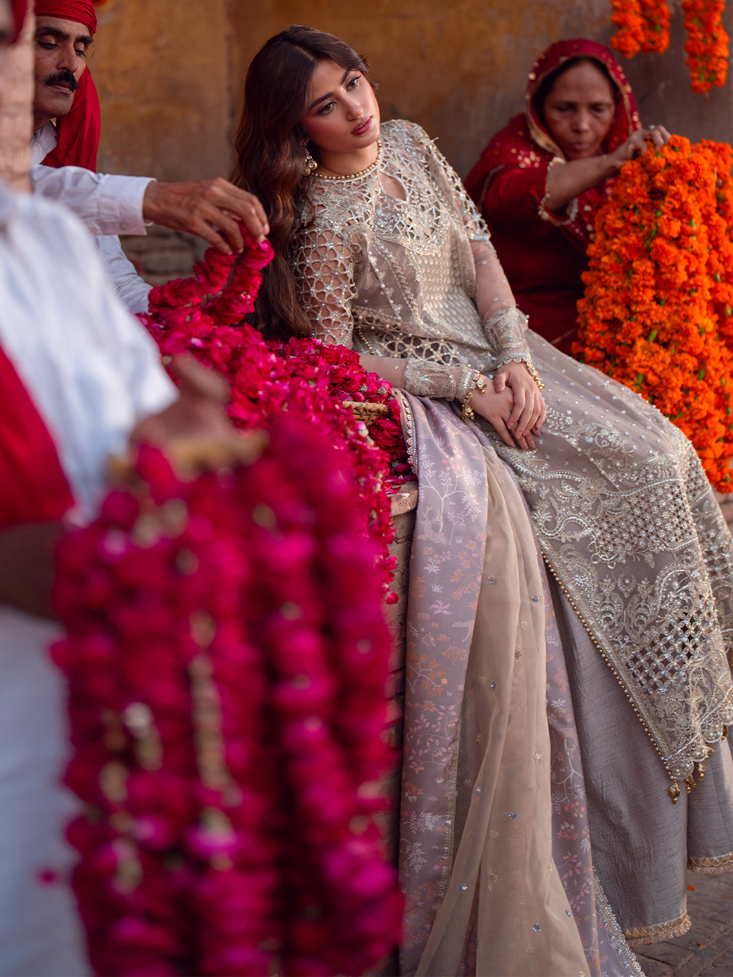 D-601 from Sona Gachi Unstitched Luxury Formals by Bin Ilyas at #VogueClothingStudio