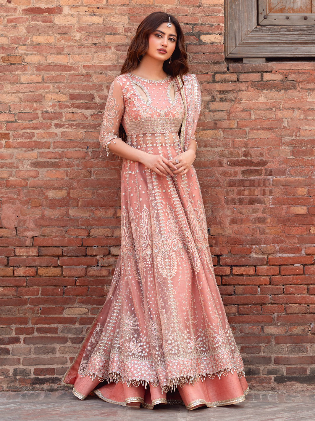 D-604 from Sona Gachi Unstitched Luxury Formals by Bin Ilyas at #VogueClothingStudio