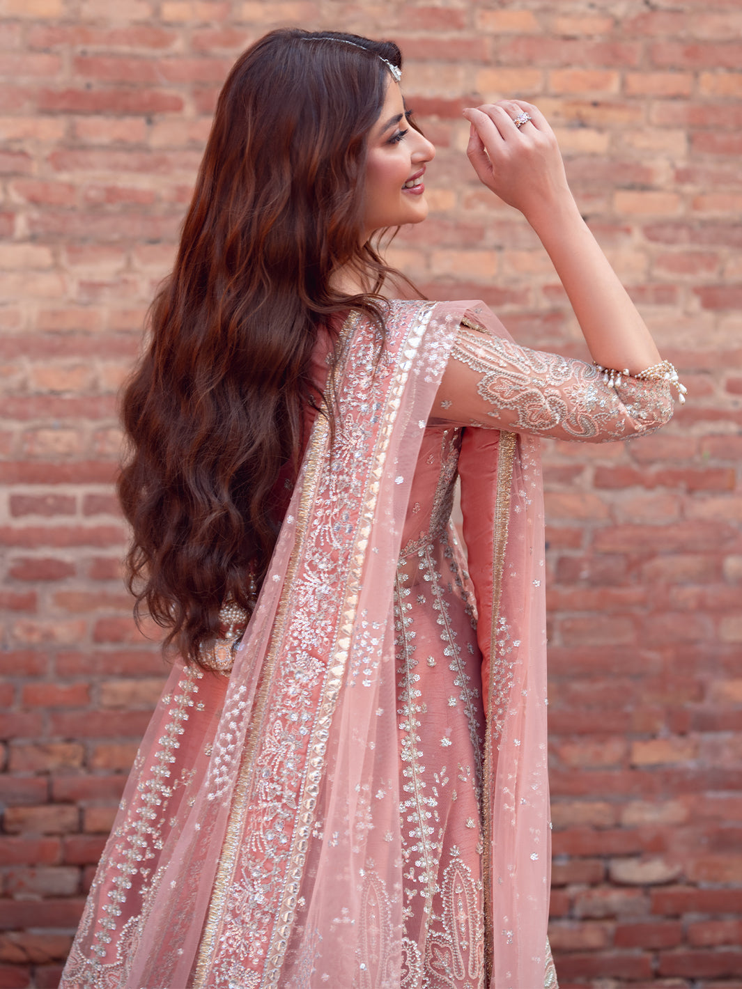 D-604 from Sona Gachi Unstitched Luxury Formals by Bin Ilyas at #VogueClothingStudio