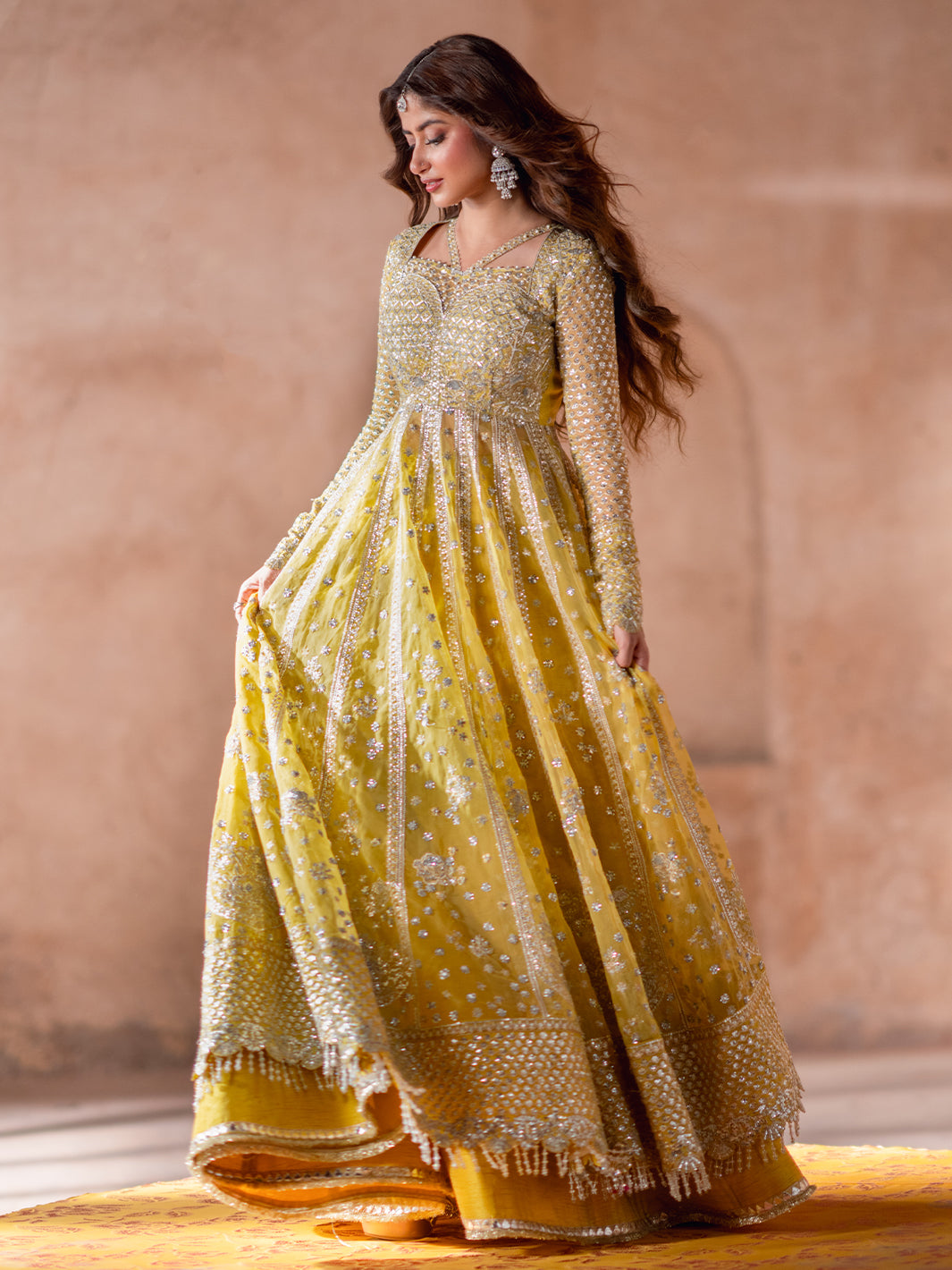 D-606 from Sona Gachi Unstitched Luxury Formals by Bin Ilyas at #VogueClothingStudio