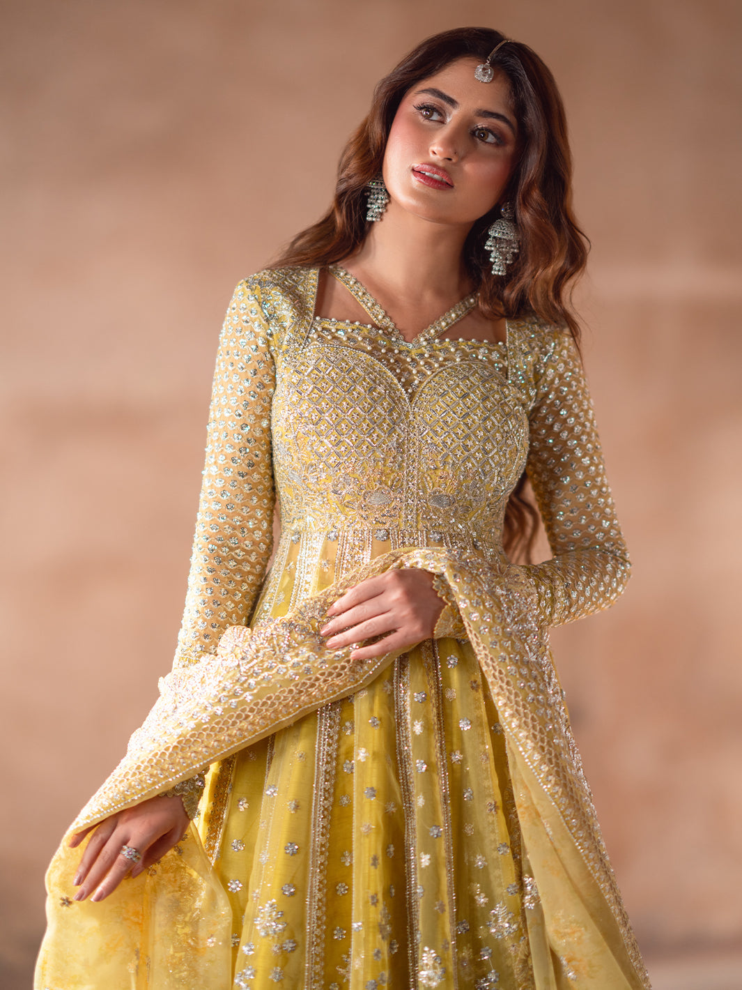 D-606 from Sona Gachi Unstitched Luxury Formals by Bin Ilyas at #VogueClothingStudio