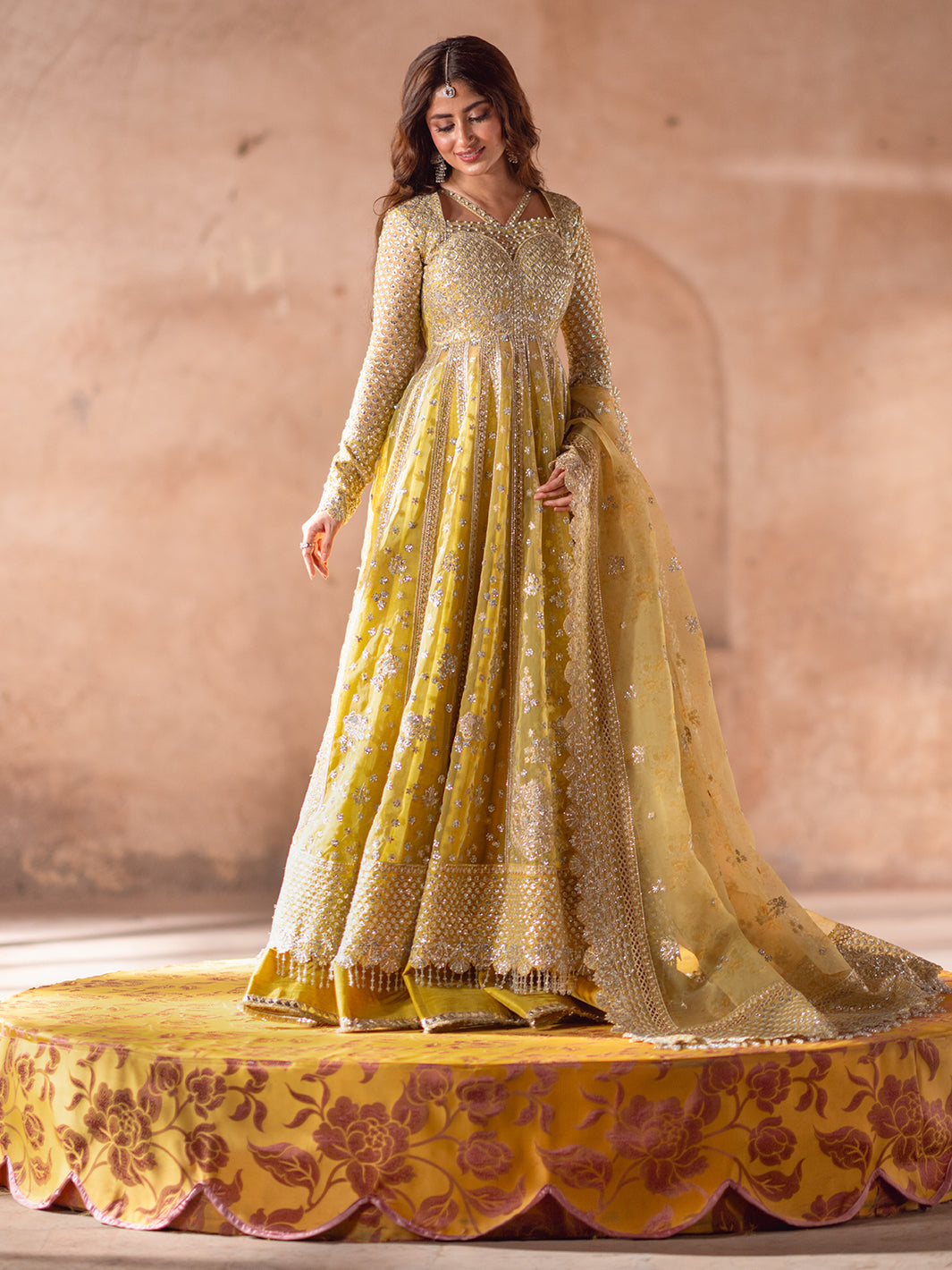 D-606 from Sona Gachi Unstitched Luxury Formals by Bin Ilyas at #VogueClothingStudio