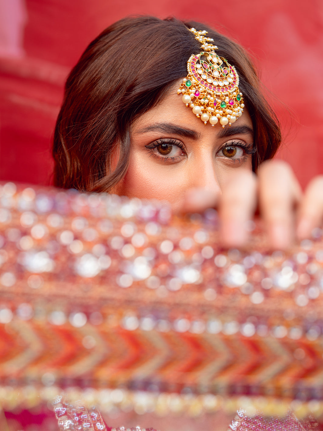 D-607 from Sona Gachi Unstitched Luxury Formals by Bin Ilyas at #VogueClothingStudio
