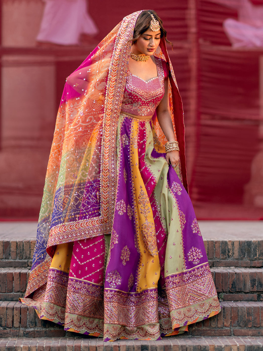 D-607 from Sona Gachi Unstitched Luxury Formals by Bin Ilyas at #VogueClothingStudio