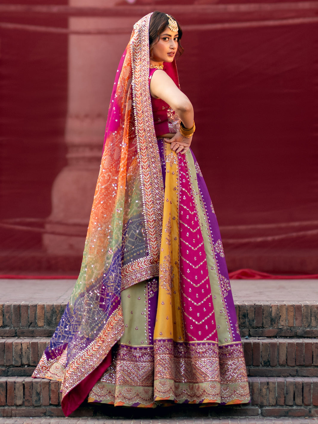 D-607 from Sona Gachi Unstitched Luxury Formals by Bin Ilyas at #VogueClothingStudio