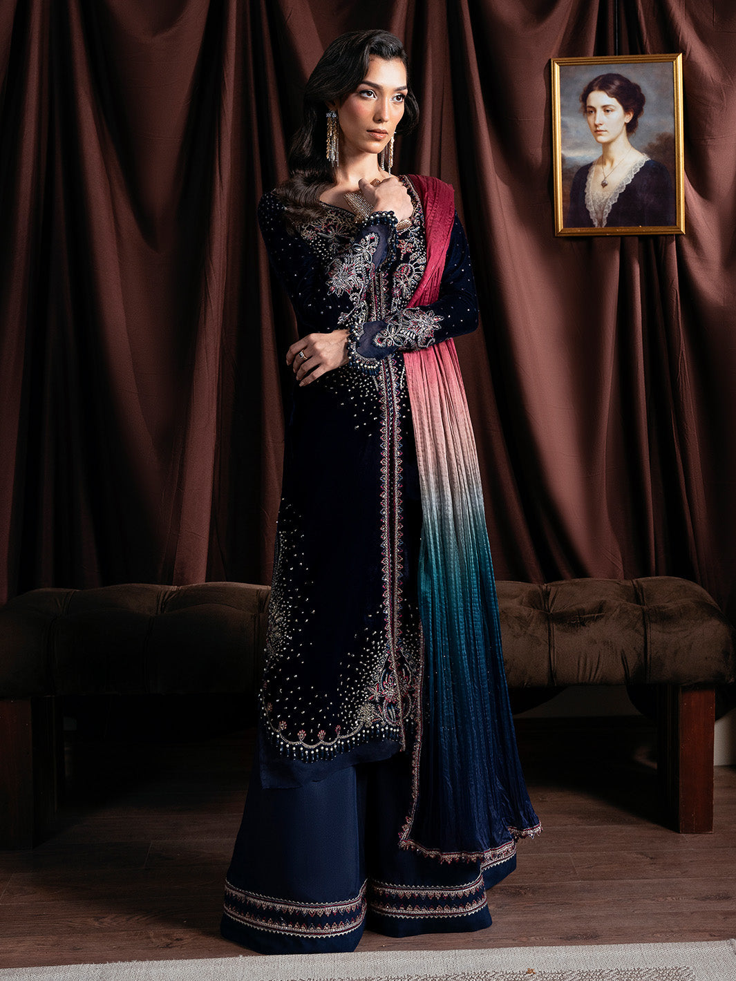 ECLAT - Solene - Luxury Velvets by Faiza Faisal at #VogueClothingStudio