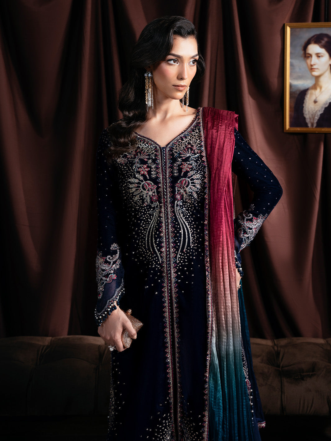 ECLAT - Solene - Luxury Velvets by Faiza Faisal at #VogueClothingStudio