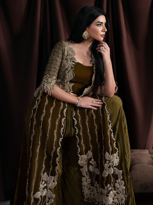 EVANIA - Solene - Luxury Velvets by Faiza Faisal at #VogueClothingStudio