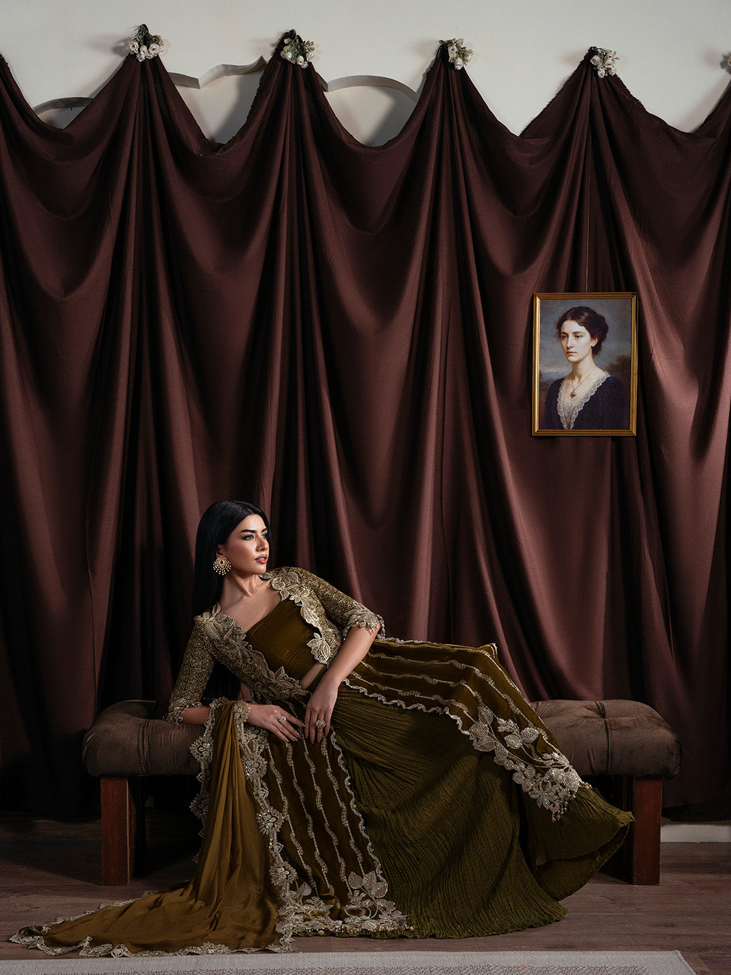 EVANIA - Solene - Luxury Velvets by Faiza Faisal at #VogueClothingStudio