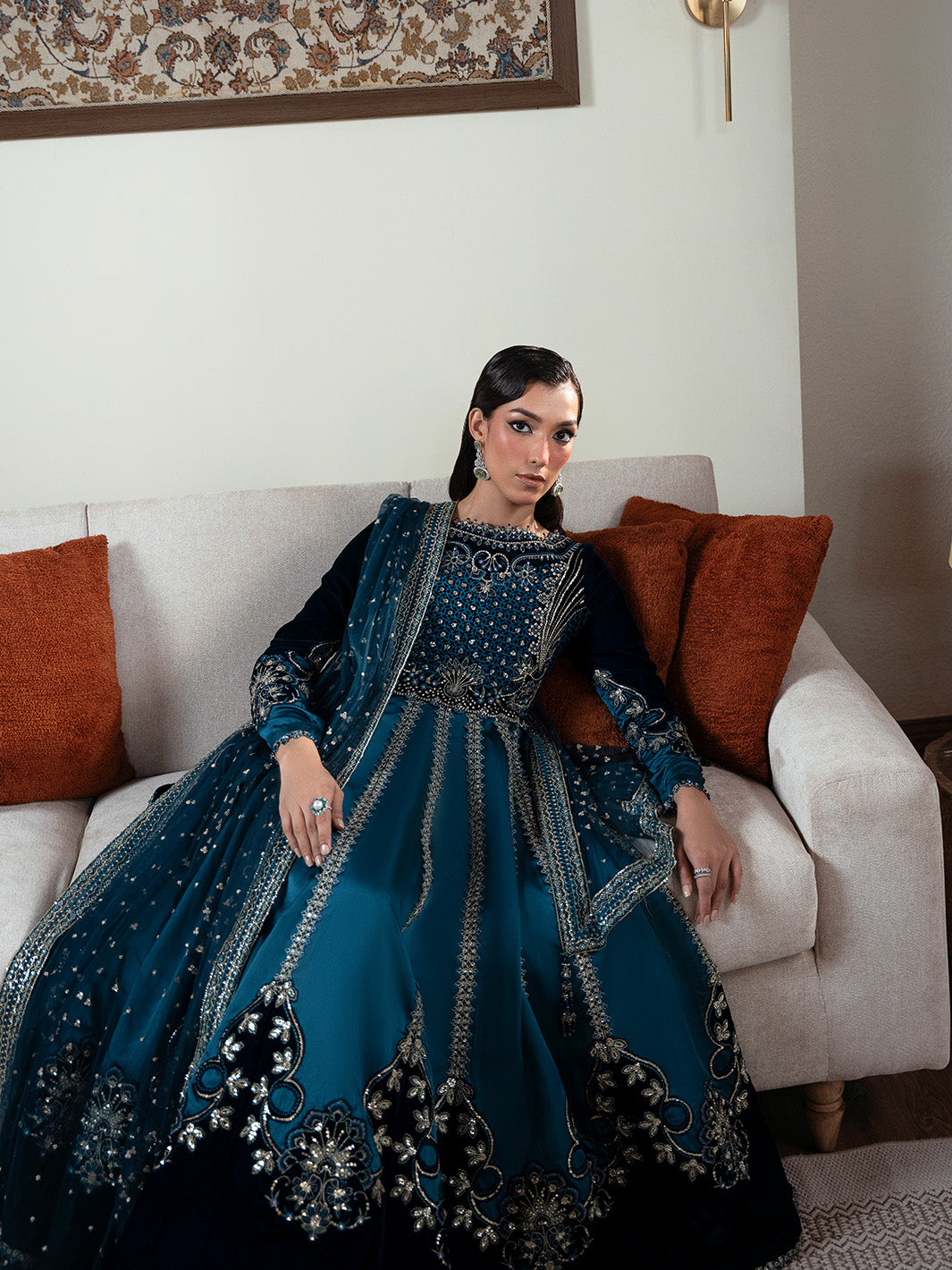 CELESTINE - Solene - Luxury Velvets by Faiza Faisal at #VogueClothingStudio