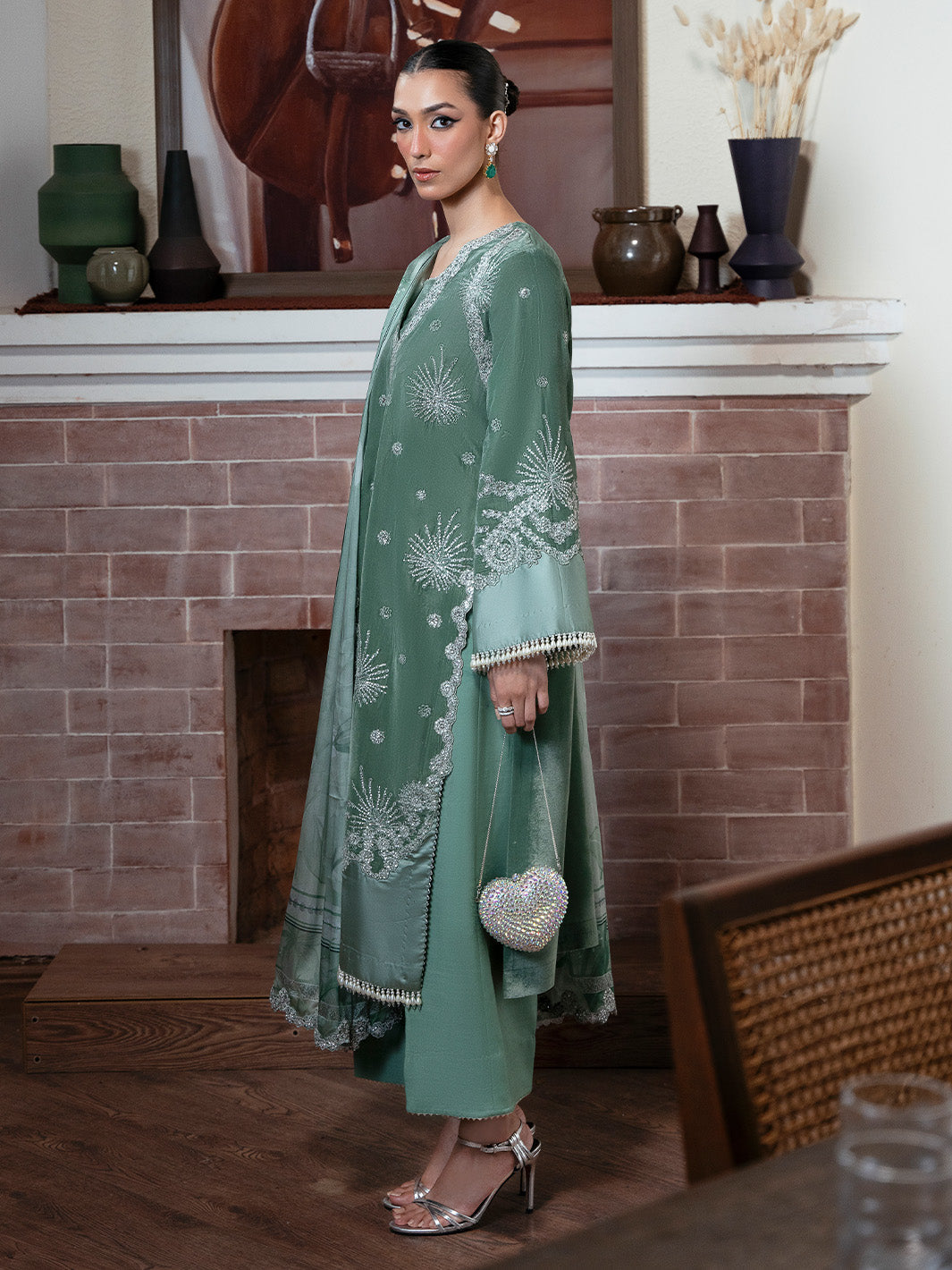AMARA - Solene - Luxury Velvets by Faiza Faisal at #VogueClothingStudio