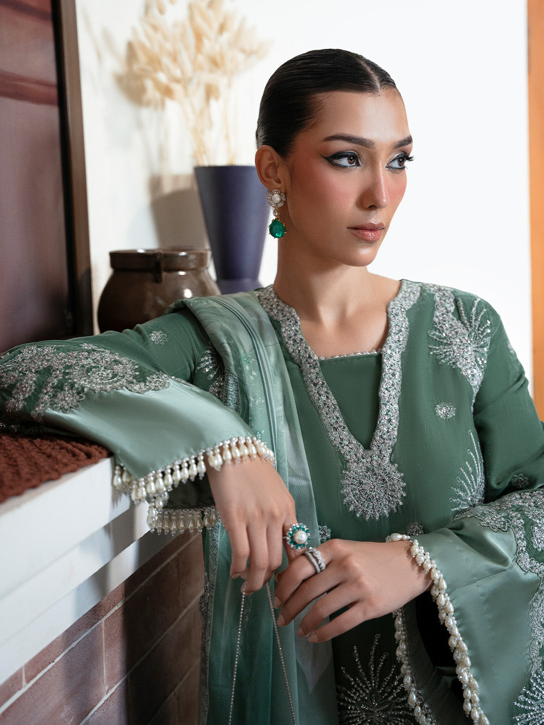 AMARA - Solene - Luxury Velvets by Faiza Faisal at #VogueClothingStudio