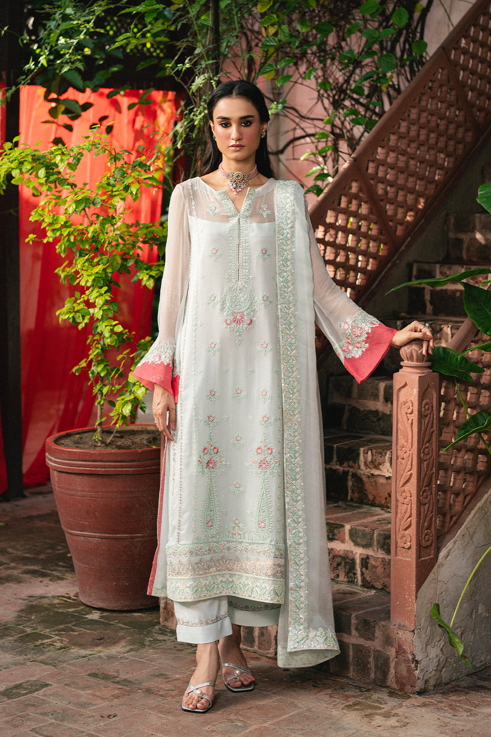 3 Piece Embroiderd Chiffon GAAYATHR - FSU5640