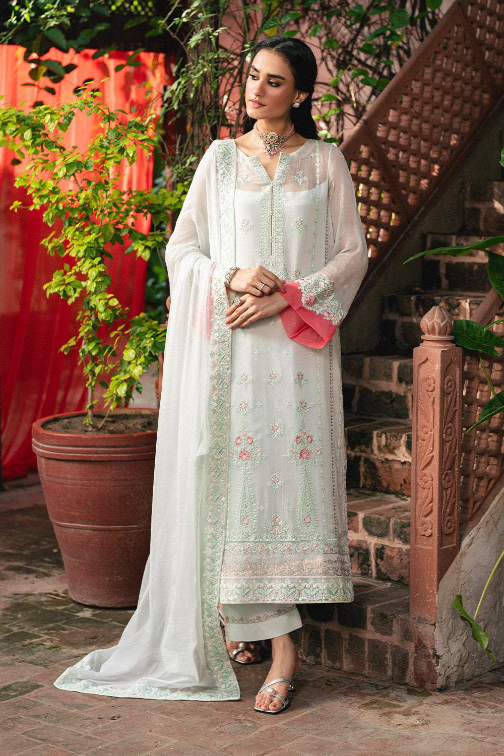 3 Piece Embroiderd Chiffon GAAYATHR - FSU5640