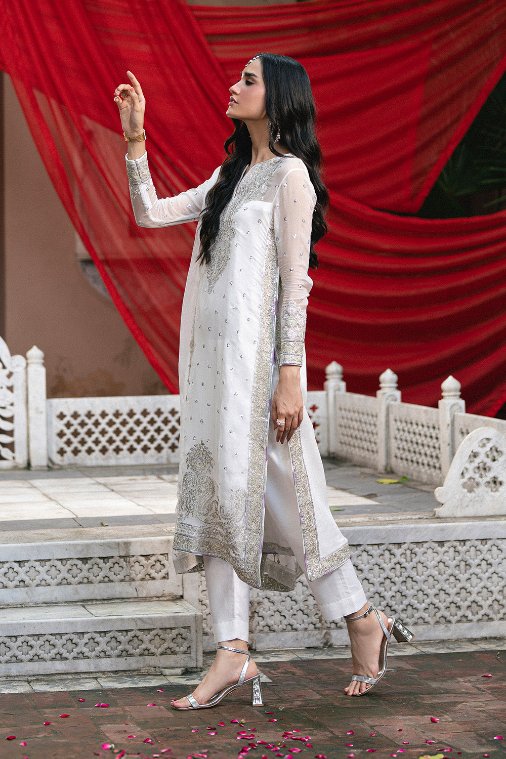 3 Piece Embroiderd Chiffon GAMINI - FSU5641
