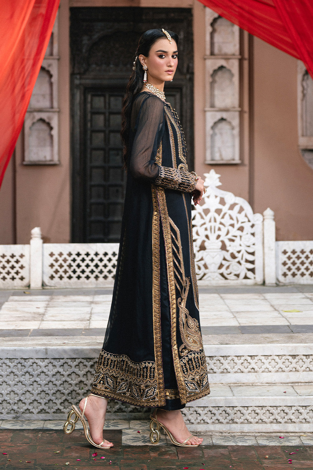 3 Piece Embroiderd Chiffon GAYA - FSU5648
