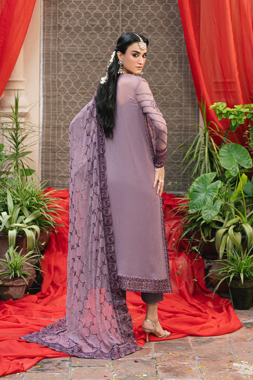 3 Piece Embroiderd Chiffon GEETANJALI - FSU5649