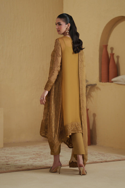 3 Piece Embroiderd Chiffon BENNU - FSU5664