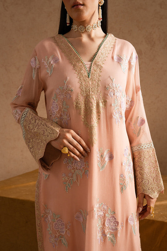 3 Piece Embroirdered Chiffon MIRAY - FSU5609