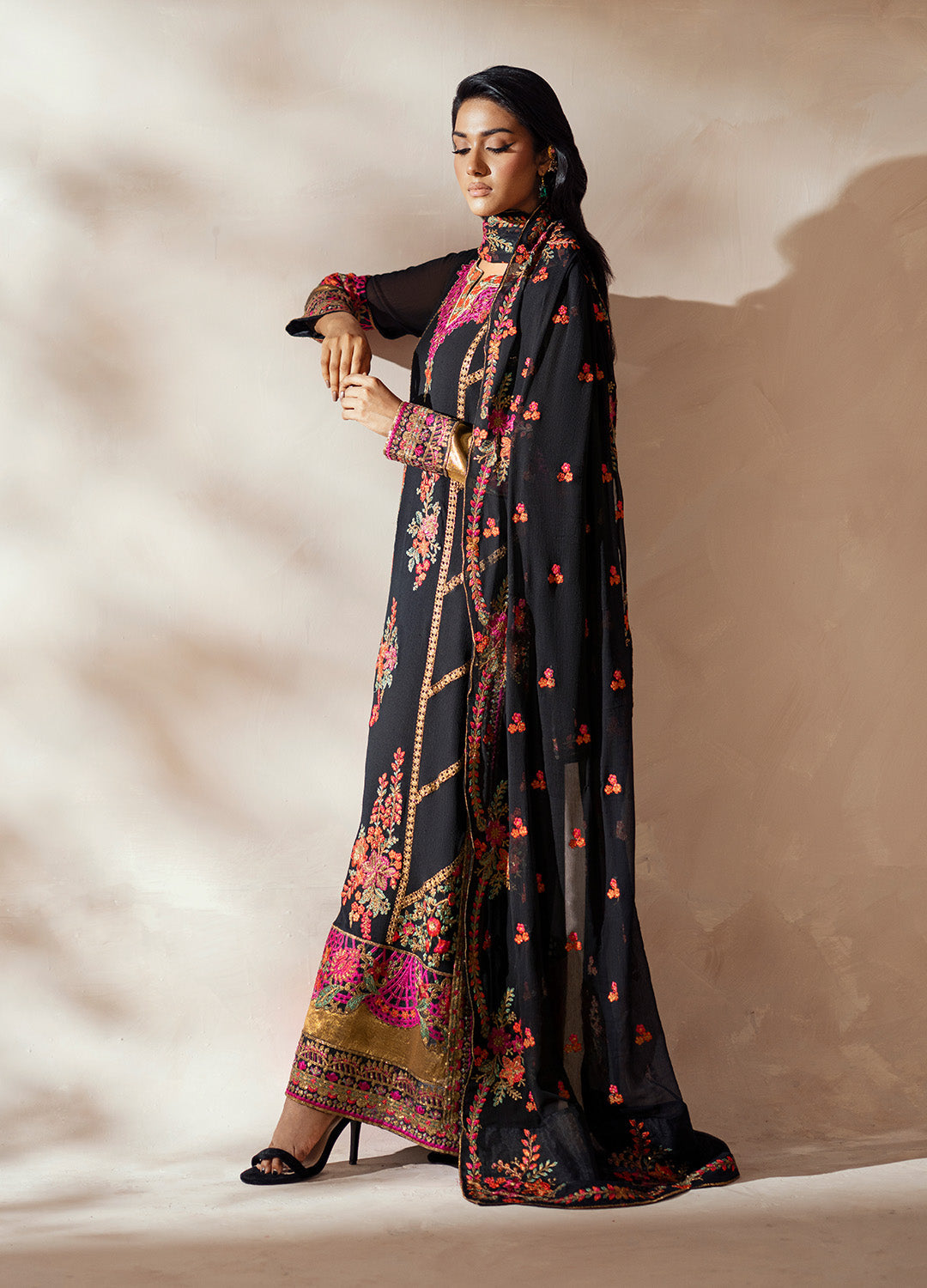3 Piece Embroidered Chiffon AZILA - FSU5615