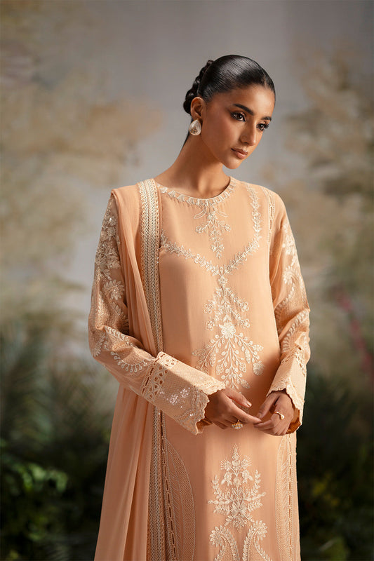 3-Piece-Embroiderd-Chiffon OLIKODI - FWU5693