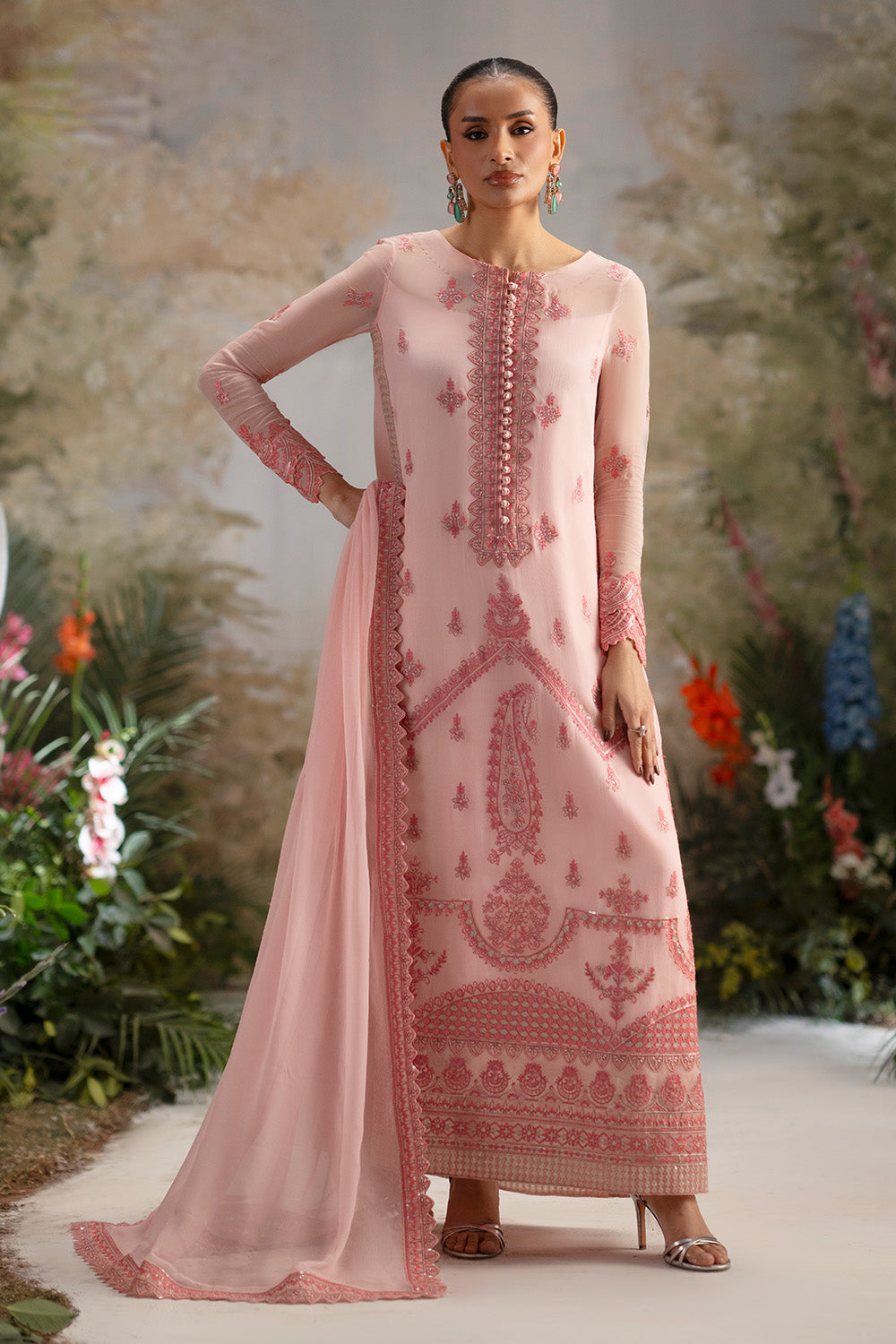 3-Piece-Embroiderd-Chiffon OLIYARASI - FWU5696