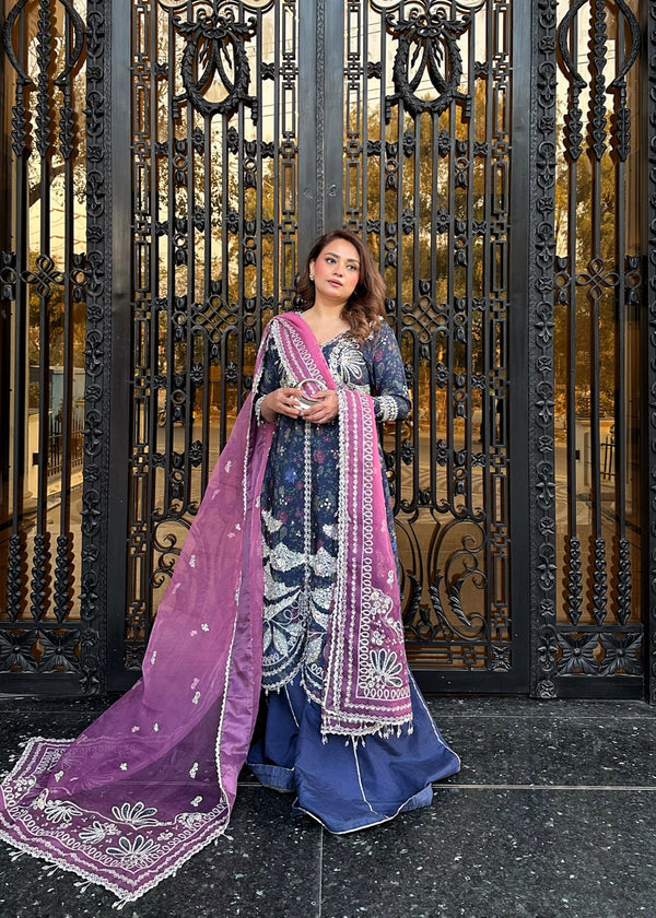 Sapphire Dusk - Silk Edit by Aylin at #VogueClothingStudio