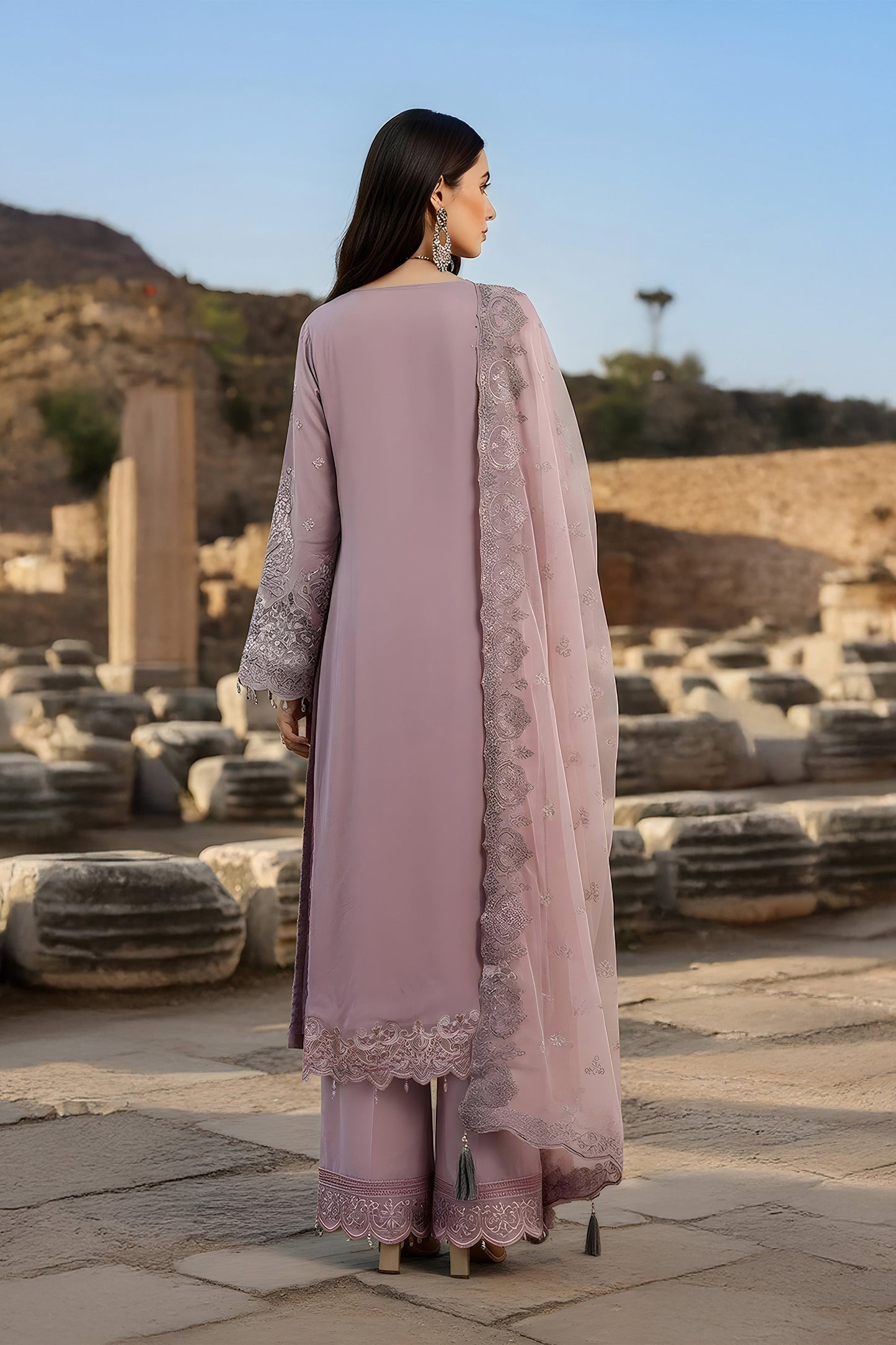 I-239 Ayluna - Mehr-e-Mah by Imrozia at #VogueClothingStudio