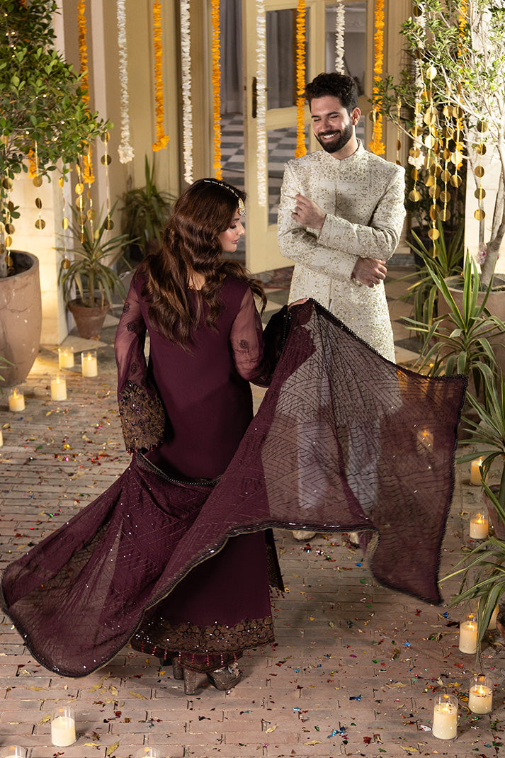 M-106 Mahveen - Shagun by Imrozia at #VogueClothingStudio