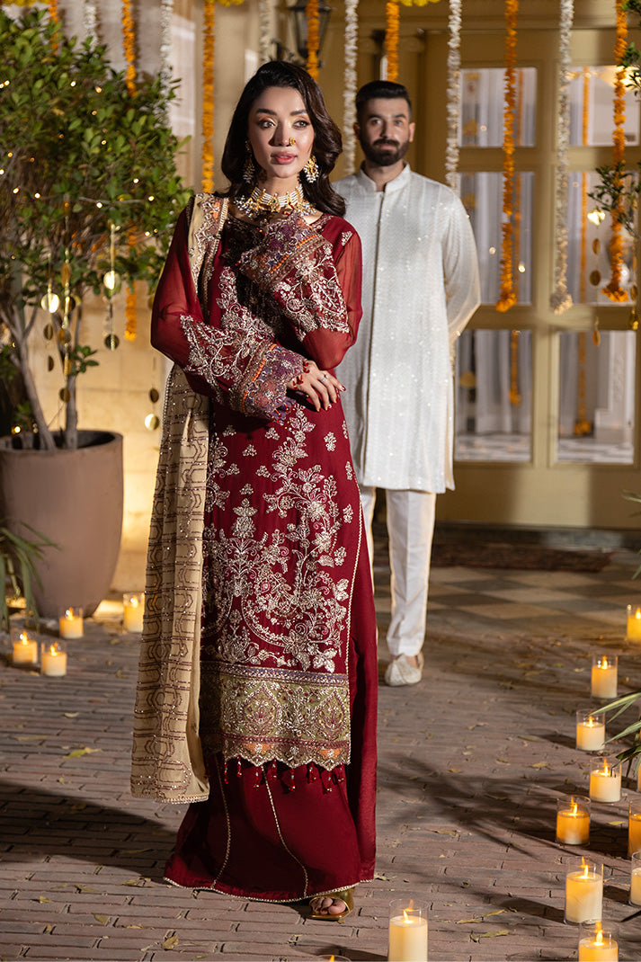 M-109 Hoorain - Shagun by Imrozia at #VogueClothingStudio