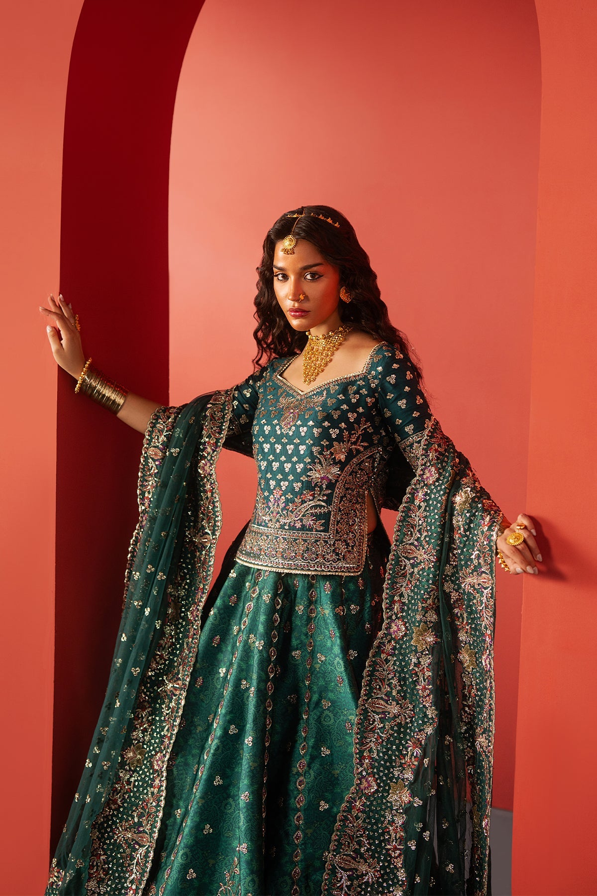 1102-Afsar-DIVANI The Silk Edit. '25 by Afrozeh at #VogueClothingStudio