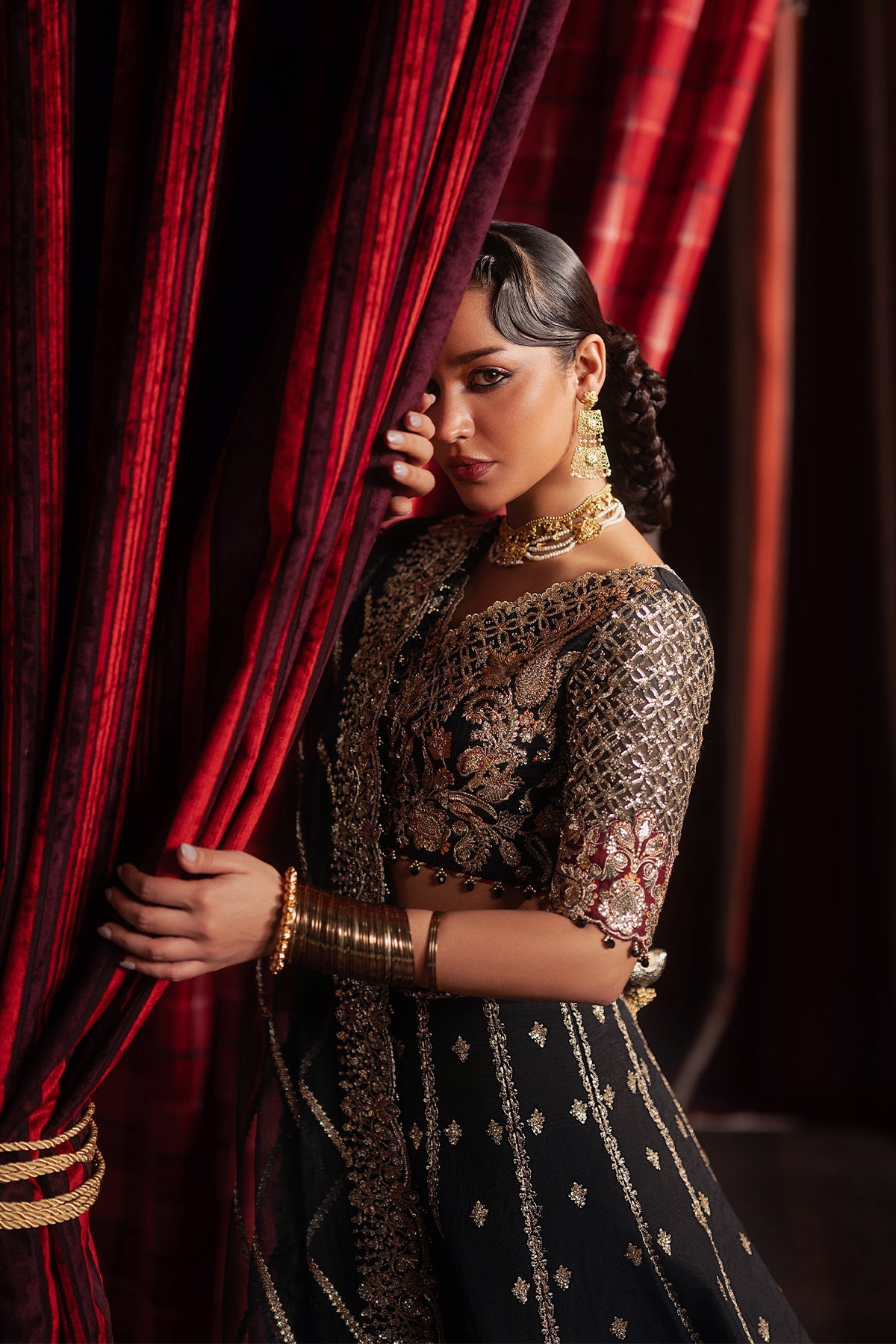 1107-Gulraiz-DIVANI The Silk Edit. '25 by Afrozeh at #VogueClothingStudio
