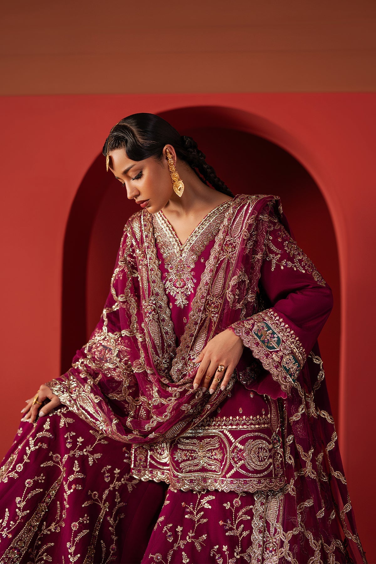 1109-Shamal-DIVANI The Silk Edit. '25 by Afrozeh at #VogueClothingStudio